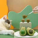 Catnip de Abacate para Gatos – Erva Natural Relaxante com Adesivo de Parede