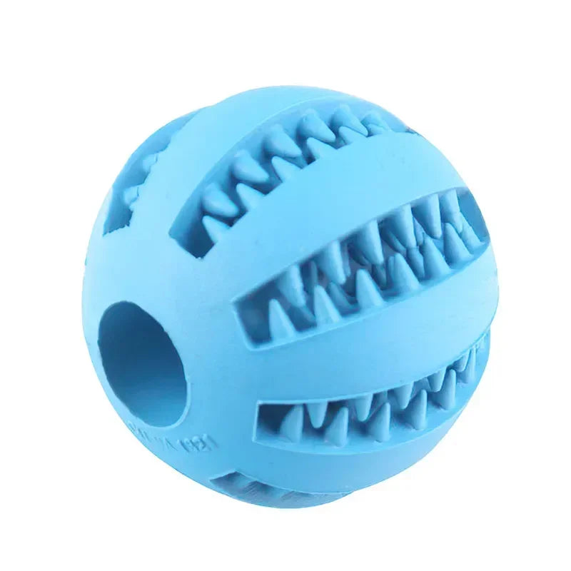 🐶 Dog Toy Ball – Bola Interativa com Elástico | Mordedor Resistente e Alimentador de Petiscos