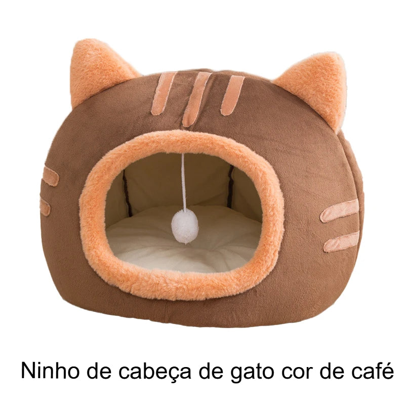 Super Cama para Gatos: Conforto Aconchegante e Sono Profundo para Seu Felino!