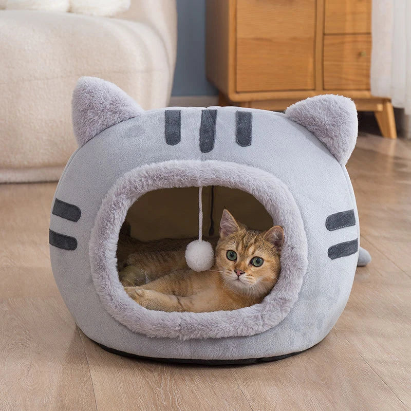 Super Cama para Gatos: Conforto Aconchegante e Sono Profundo para Seu Felino!