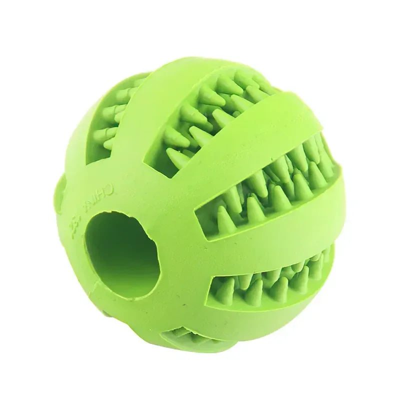 🐶 Dog Toy Ball – Bola Interativa com Elástico | Mordedor Resistente e Alimentador de Petiscos