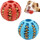 🐶 Dog Toy Ball – Bola Interativa com Elástico | Mordedor Resistente e Alimentador de Petiscos