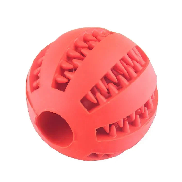 🐶 Dog Toy Ball – Bola Interativa com Elástico | Mordedor Resistente e Alimentador de Petiscos