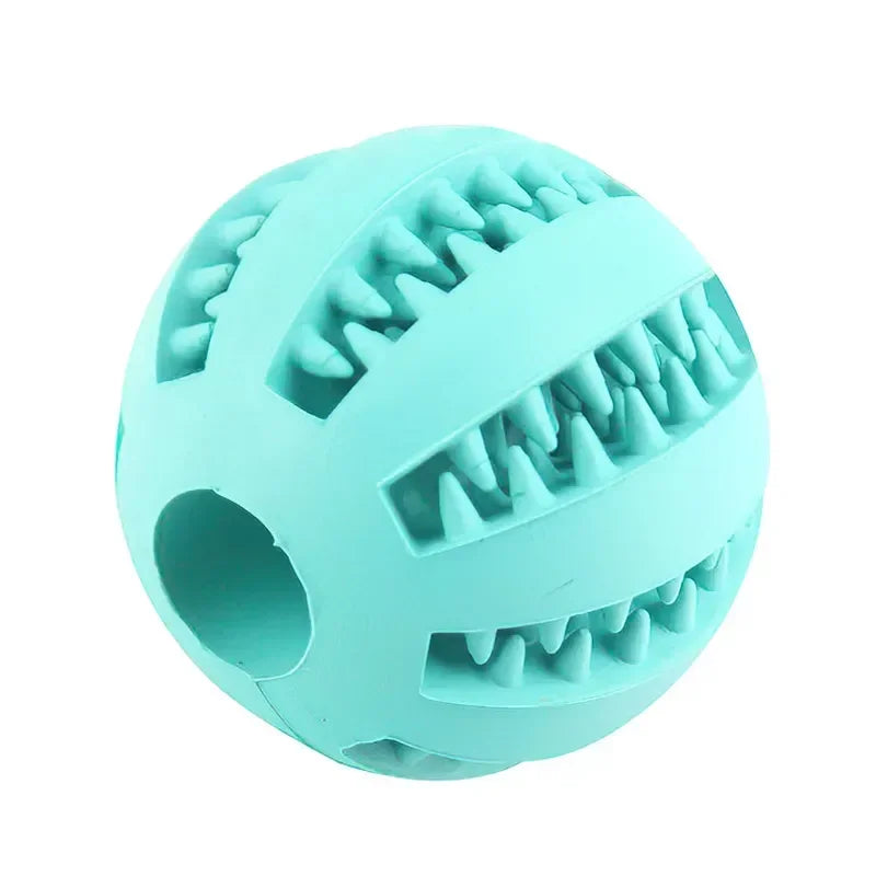 🐶 Dog Toy Ball – Bola Interativa com Elástico | Mordedor Resistente e Alimentador de Petiscos