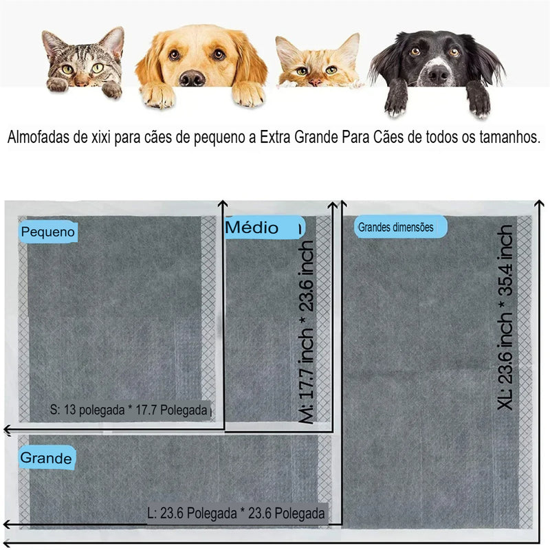 Tapetes Higiênicos de Carvão de Bambu Ecológicos: Conforto e Absorção para o Treinamento do Seu Pet